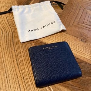 Marc Jacobs Navy Blue Bi-fold wallet